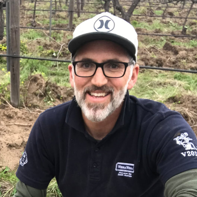 Anton Groffen, Ashton Hills Vineyard, Adelaide Hills, Eco-Grower participant in the EcoVineyards project.