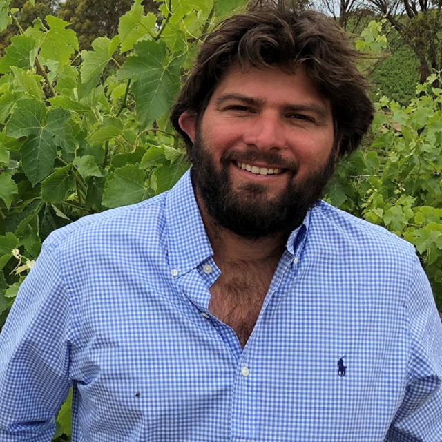 Ben Lacey, Calcaire Vineyards, McLaren Vale, Eco-Grower participant in the EcoVineyards project.