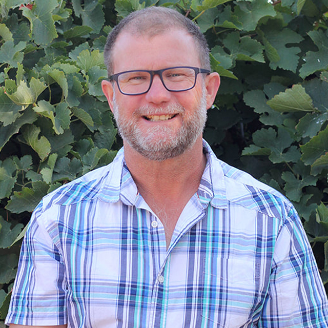 Brett Rosenzweig, Rosy Ridge Farms, Riverland, Eco-Grower participant in the EcoVineyards project.