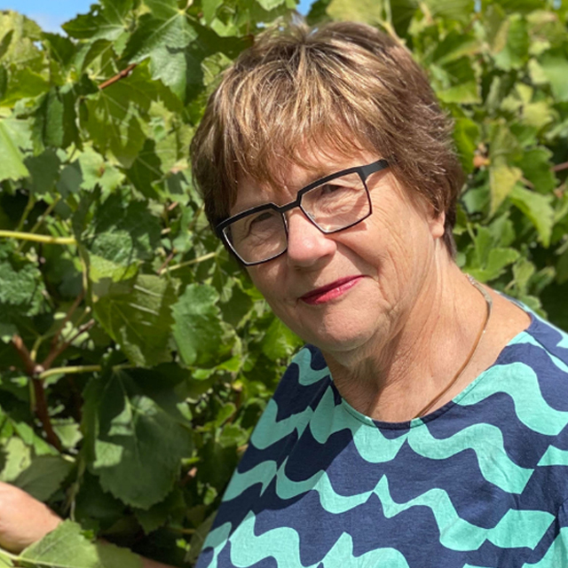 Heather Webster, WindSong Wines, Langhorne Creek, Eco-Grower participant in the EcoVineyards project.