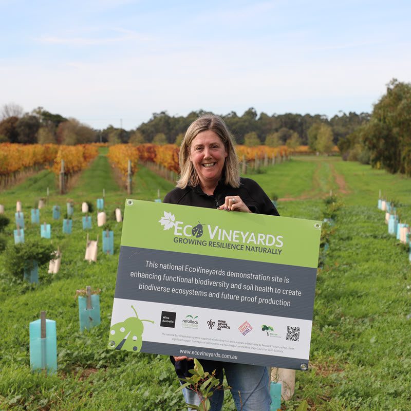 Rebecca Willson, Bremerton Wines, Langhorne Creek, EcoGrower participating in the EcoVineyards program