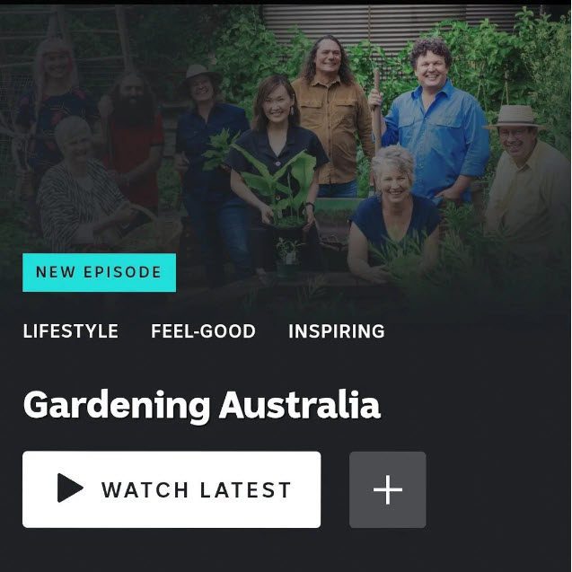 Gardening Australia episode tile for website