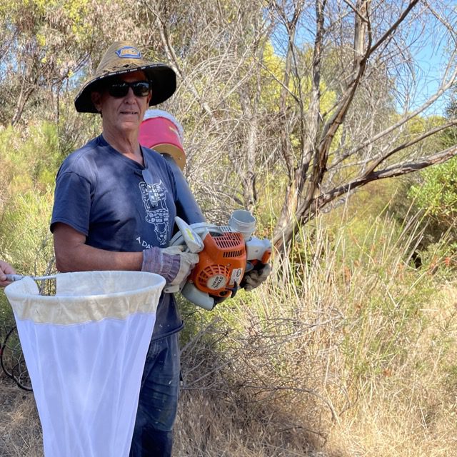 Michael Lane, Boundary Roads Vineyard, Kangaroo Island, Eco-Grower participant in the EcoVineyards project.