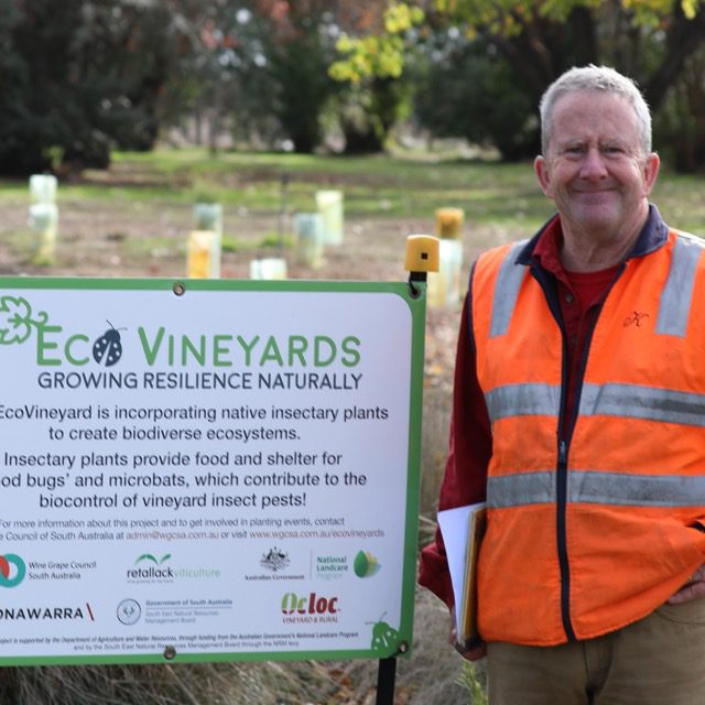 Chris Bodie, Katnook Estate, Coonawarra, Eco-Grower participant in the EcoVineyards project.
