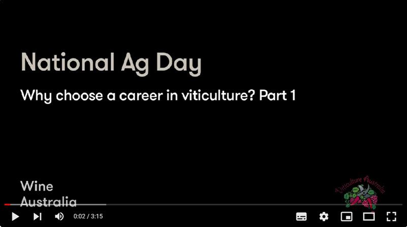 NewsNational Ag Day – Why choose a career in viticulture?