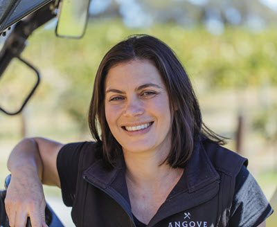 Sophie Angove, Angove Family Winemakers, Riverland, EcoGrower participating in the EcoVineyards program