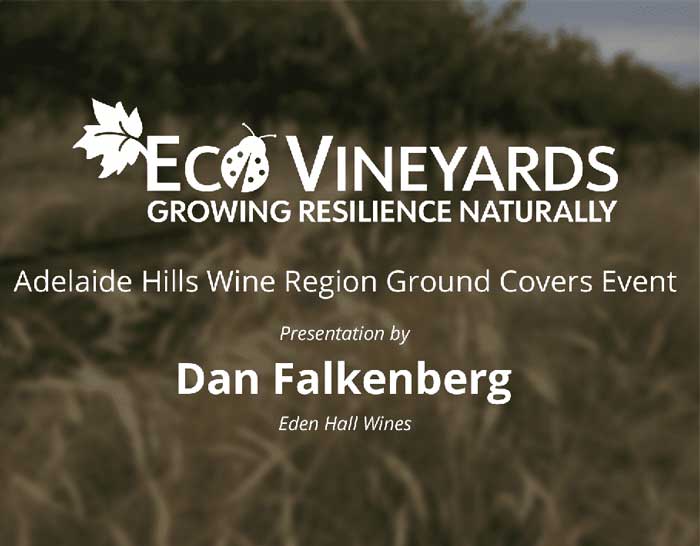 Dan Falkenberg EcoVineyards video presentation