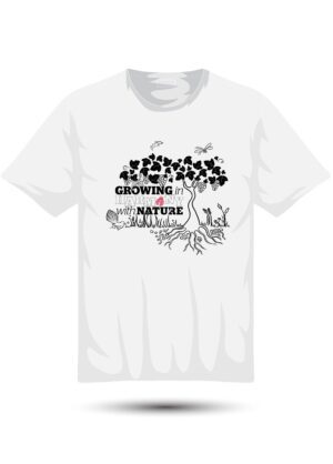 EcoVineyards Growing in harmony with Nature T-Shirt in White - Back View