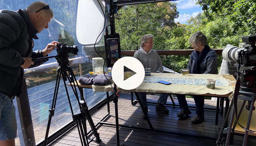EcoVineyards Mary Retallack on TV show Gardening Australia