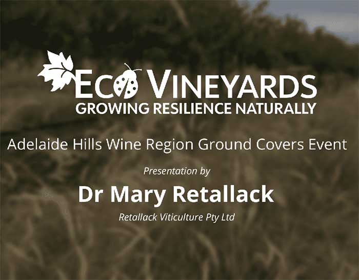 Mary Retallack EcoVineyards video presentation